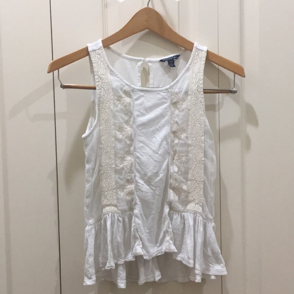 American Eagle Boho Peplum Top